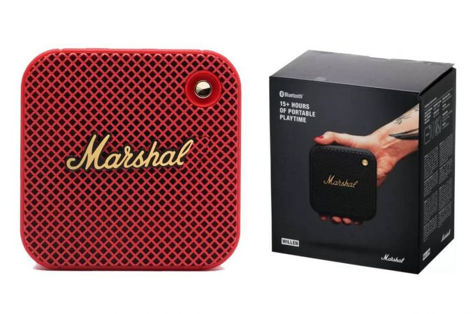 Портативная беспроводная колонка Marshal Willen (красный)