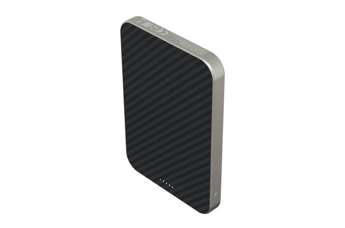 Универсальный дополнительный аккумулятор MagSafe 5000 мАh Magssory Pride Pro с поддержкой Qi2 (Черный)