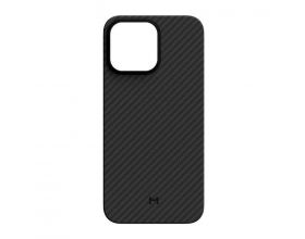 Чехол для iPhone 15 Pro Max (6,7) Magssory кевлар (арамид) с MagSafe (Черный)