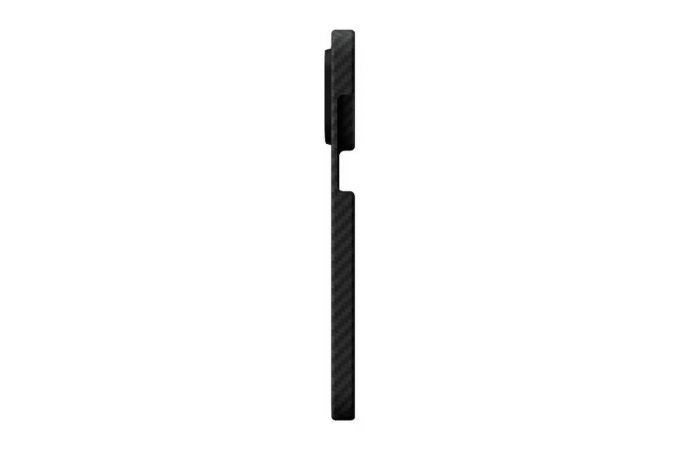Чехол для iPhone 15 Pro Max (6,7) Magssory кевлар (арамид) с MagSafe (Черный)