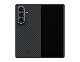 Чехол для Samsung Galaxy Z Fold 7 кевлар (арамид) MagSafe Aramid Case Magssory (Черный)