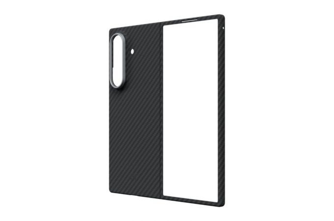 Чехол для Samsung Galaxy Z Fold 7 кевлар (арамид) MagSafe Aramid Case Magssory (Черный)