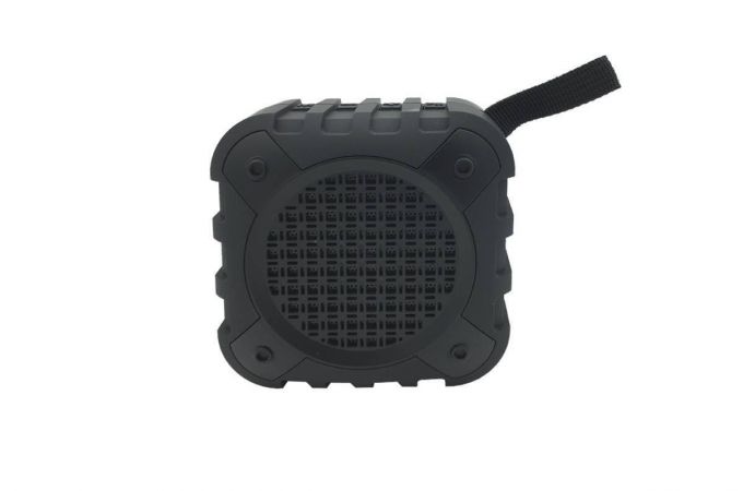Портативная беспроводная колонка RGK-220 в обрезиненном корпусе (черный)