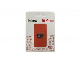 Карта памяти microSDХC MIREX 64 GB UHS-I U1 (class 10) без адаптера (13612-MC10SD64)