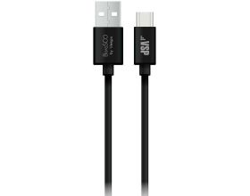 Кабель USB - USB Type-C BoraSCO (37340) (черный) 1м