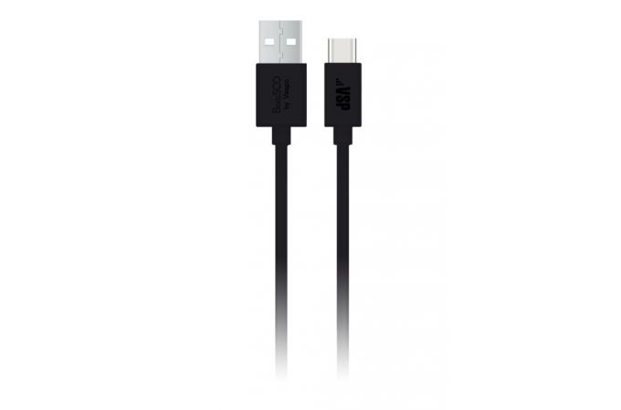 Кабель USB - USB Type-C BoraSCO (50763) 3A (черный) 1м