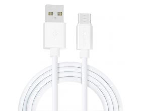 Кабель USB - USB Type-C Crown (1016C) 2A (белый) 1м