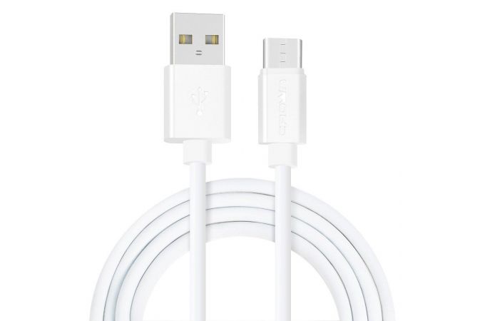 Кабель USB - USB Type-C Crown (1016C) 2A (белый) 1м