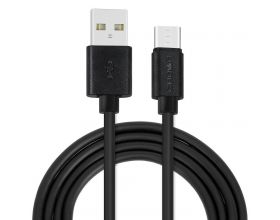 Кабель USB - USB Type-C Crown (1016C) (черный) 2A 1м