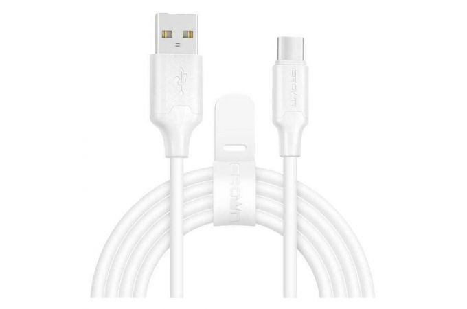 Кабель USB - USB Type-C Crown (3016C) 2A (белый) 1м