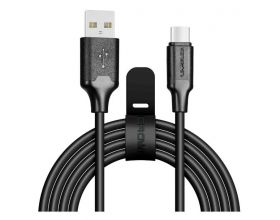 Кабель USB - USB Type-C Crown (3016C) (черный) 2A 1м