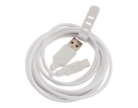 Кабель USB - USB Type-C Crown (3018C) 2A (белый) 2м