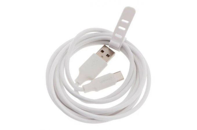 Кабель USB - USB Type-C Crown (3018C) 2A (белый) 2м