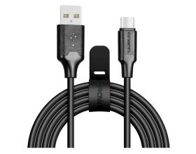 Кабель USB - USB Type-C Crown (3018C) 2A (черный) 2м