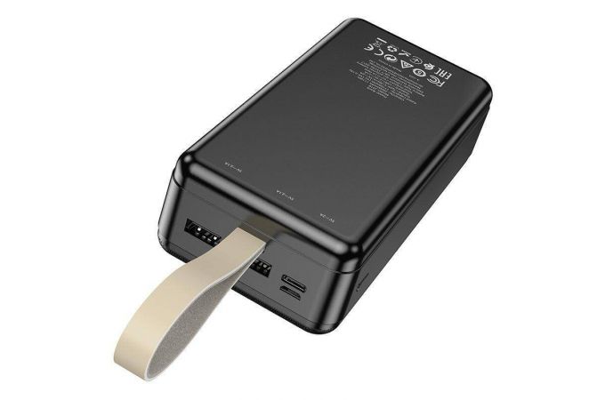 Универсальный дополнительный аккумулятор Power Bank HOCO J91B (30000 mAh) (черный)