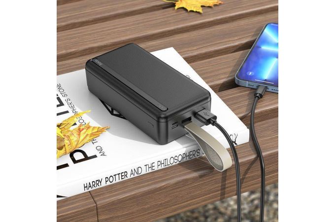 Универсальный дополнительный аккумулятор Power Bank HOCO J91B (30000 mAh) (черный)