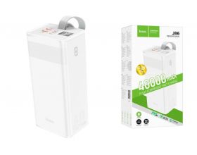 Универсальный дополнительный аккумулятор Power Bank HOCO J86 22.5W (40000 mAh) (белый)