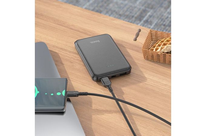 Универсальный дополнительный аккумулятор Power Bank HOCO J93 (10000 mAh) (черный)