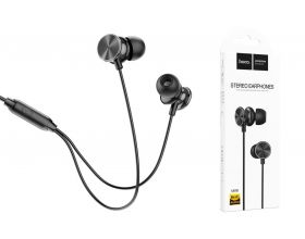 Наушники вакуумные проводные HOCO M96 Platinum hearphones with microphone (черный)