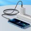 Кабель USB Type-C - Lightning HOCO X14 (черный) 3м (в оплетке)