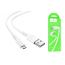 Кабель USB - MicroUSB HOCO X62 2,4A (белый) 1м (усиление угла)