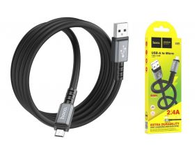 Кабель USB - MicroUSB HOCO X85 (черный)1м