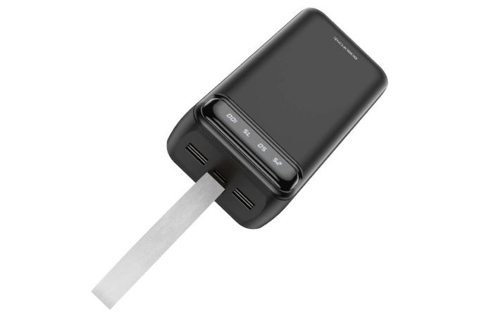 Универсальный дополнительный аккумулятор Power Bank BOROFONE BJ14B (30000 mAh) (черный)