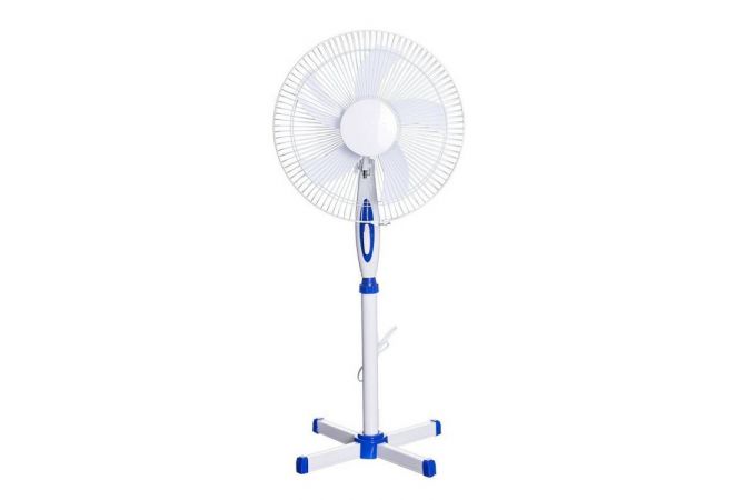 Вентилятор напольный MIRO лопастей 5 шт (белый, цена за штуку,отгрузка кратно 4 штукам)