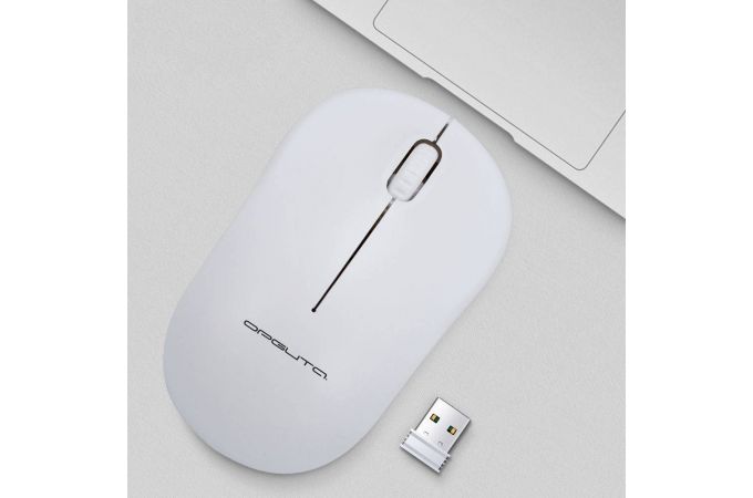 Мышь беспроводная Орбита OT-PCM69 Белая (USB, 2.4ГГц, 1АА, 10м)