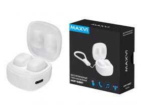 Bluetooth наушники Maxvi MHF-108 BT белые TWS