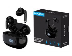 Bluetooth наушники Maxvi MHF-110 BT черные TWS