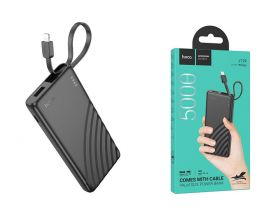 Универсальный дополнительный аккумулятор Power Bank HOCO J129 (5000 mAh) (черный) кабель USB-C