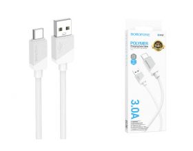 Кабель USB - USB Type-C BOROFONE BX107 Excellent, 2A (белый) 1м