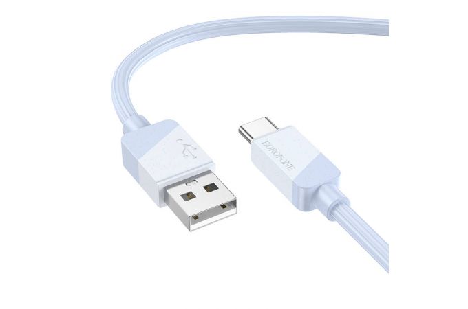 Кабель USB - USB Type-C BOROFONE BX107 Excellent, 2A (синий) 1м