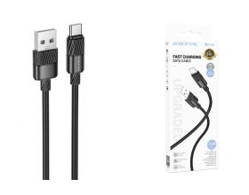 Кабель USB - USB Type-C BOROFONE BX106 Charge, (черный) 1м