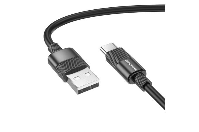 Кабель USB - USB Type-C BOROFONE BX106 Charge, (черный) 1м