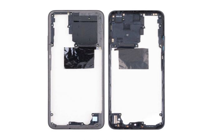 Средняя часть для Xiaomi Redmi Note 12S (23030RAC7Y) (рамка задней крышки) черный, с разбора