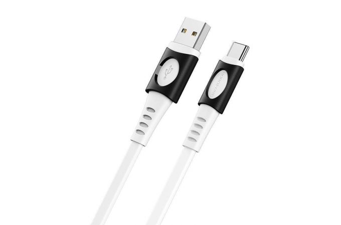 Кабель USB - USB Type-C BOROFONE BX35, 3A (белый) 1м