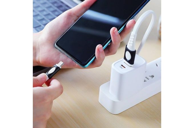 Кабель USB - USB Type-C BOROFONE BX35, 3A (белый) 1м