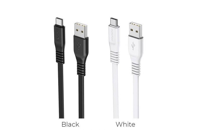 Кабель USB - USB Type-C BOROFONE BX23, 3A (черный) 1м