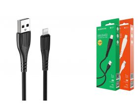 Кабель USB - Lightning BOROFONE BX37, 2,4A (черный) 1м