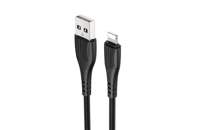 Кабель USB - Lightning BOROFONE BX37, 2,4A (черный) 1м