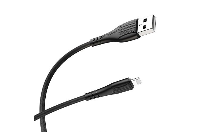 Кабель USB - Lightning BOROFONE BX37, 2,4A (черный) 1м