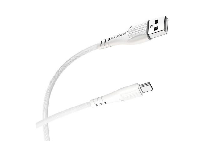 Кабель USB - USB Type-C BOROFONE BX37, 3A (белый) 1м