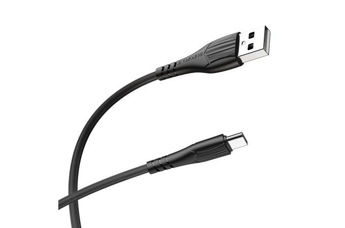 Кабель USB - USB Type-C BOROFONE BX37, 3A (черный) 1м