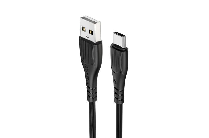 Кабель USB - USB Type-C BOROFONE BX37, 3A (черный) 1м