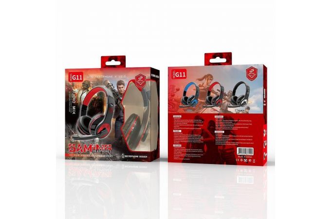 Наушники мониторные проводные KADUM G11 (красный)