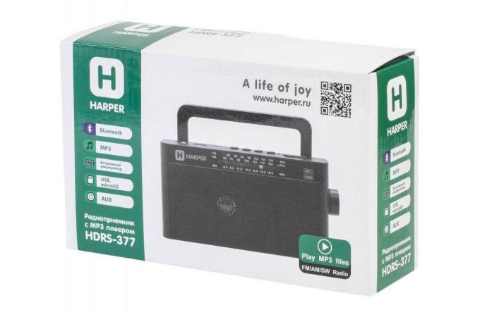 Радиоприемник Harper HDRS-377 Black