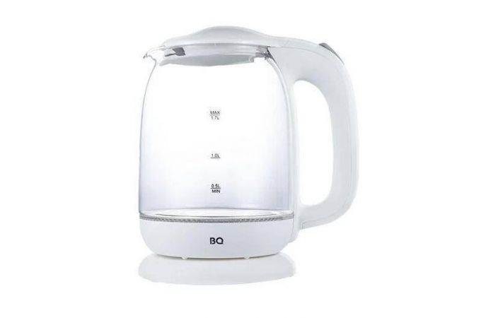 Чайник BQ KT1830G  белый 2200 Вт, 1,7 л, стекло