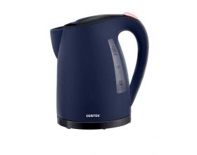 Чайник CENTEK CT-0026 синий 2200 Вт, 1,7 литра, матовый корпус